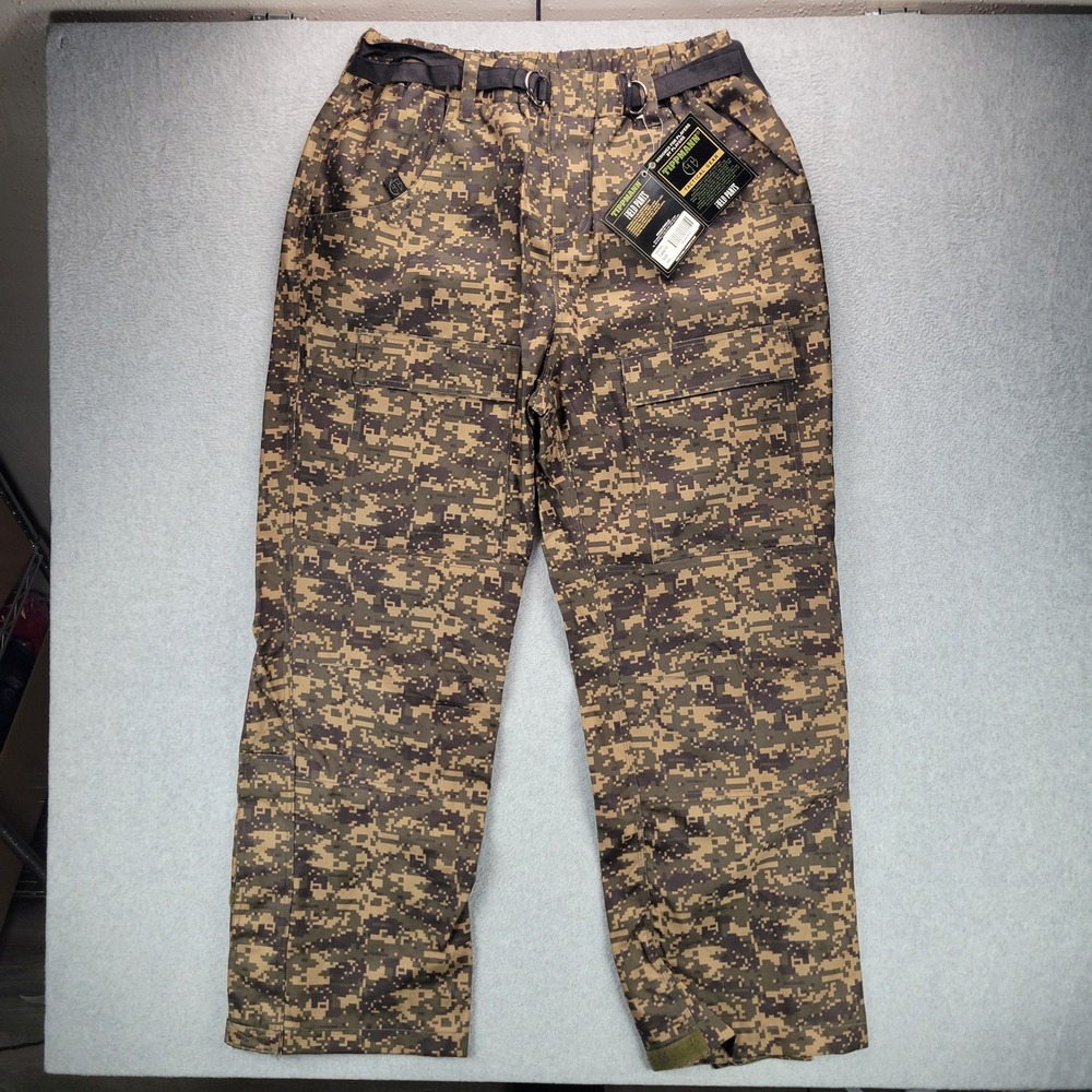Tippmann Field‎ Pants Mens XXL Brown Digital Camo Tactical Paintball T306016